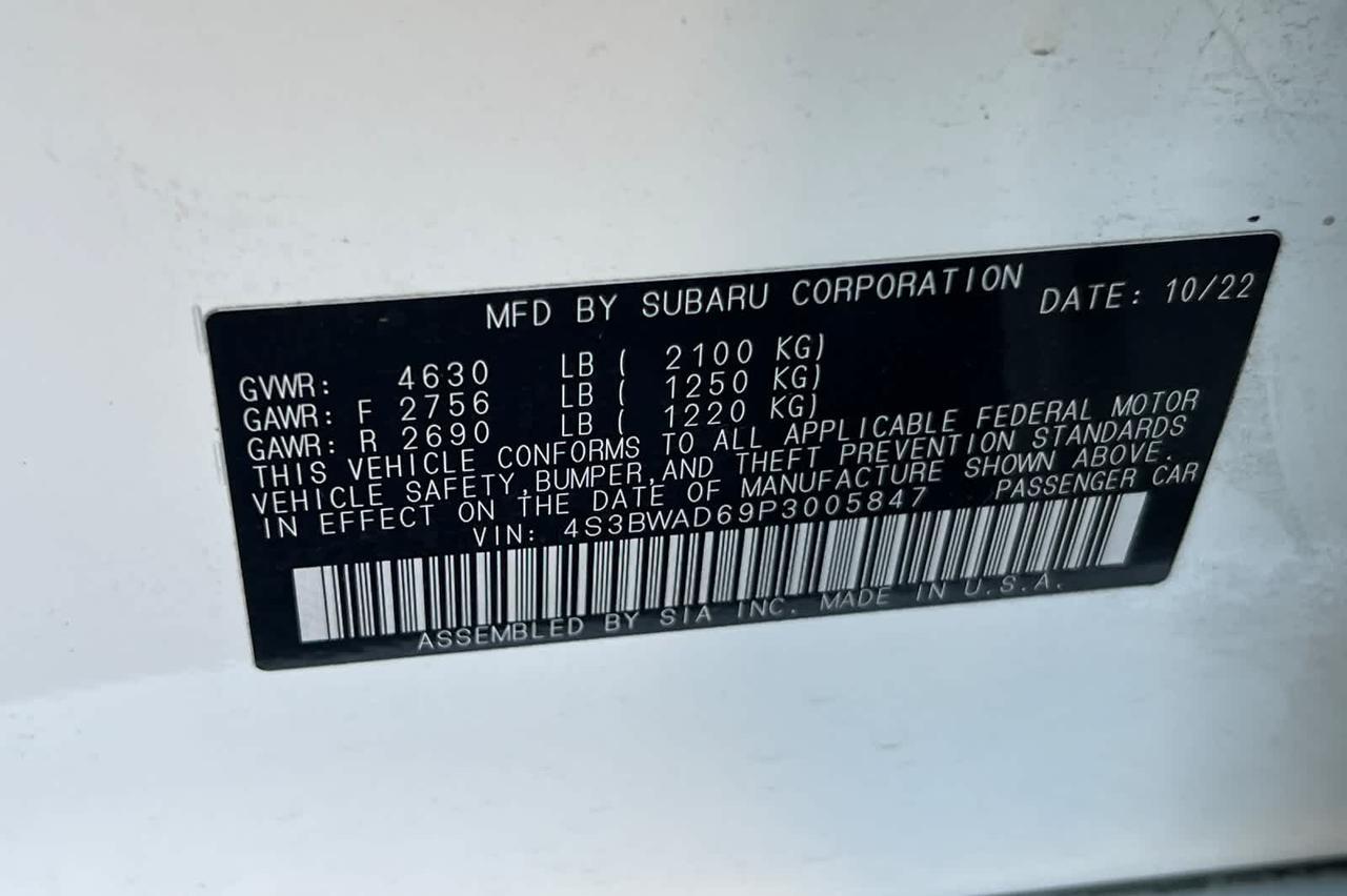 2023 Subaru Legacy Premium Roseville CA