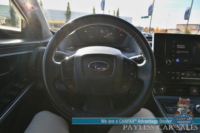 2023 Subaru Solterra Premium / AWD / Auto Start / Heated Cloth Seats / Adaptive Cruise Control / Lane Departure & Blind Spot Alert/ Apple CarPlay & Android Auto / Back Up Camera / Keyless Entry & Start / 228 Mile Range / 1-Owner Anchorage AK