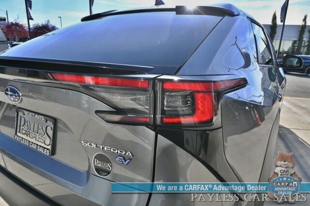 2023 Subaru Solterra Premium / AWD / Auto Start / Heated Cloth Seats / Adaptive Cruise Control / Lane Departure & Blind Spot Alert/ Apple CarPlay & Android Auto / Back Up Camera / Keyless Entry & Start / 228 Mile Range / 1-Owner Anchorage AK