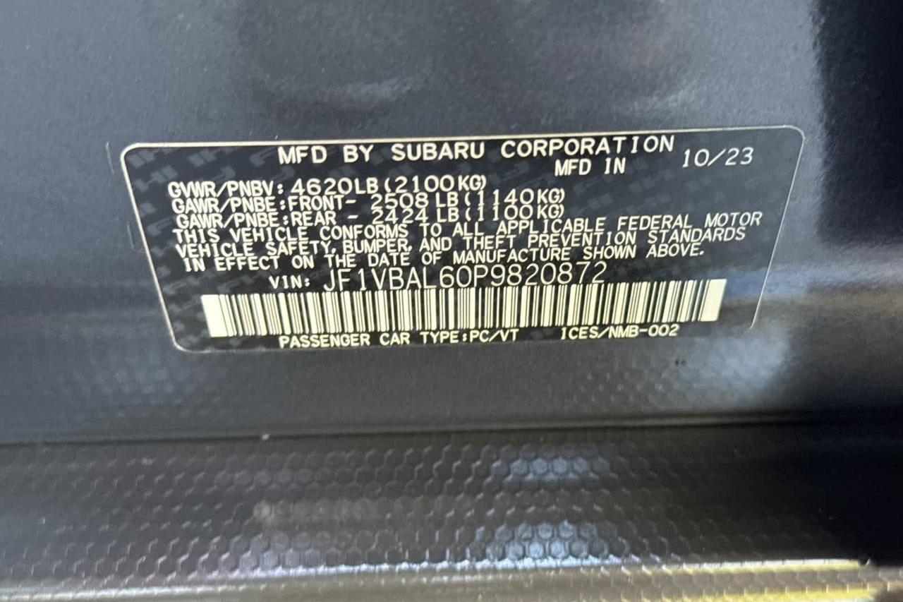 2023 Subaru WRX Limited Roseville CA
