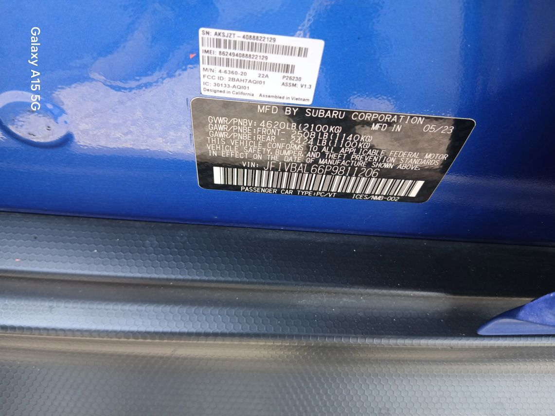 2023 Subaru WRX Limited Sedan 4D Maitland FL