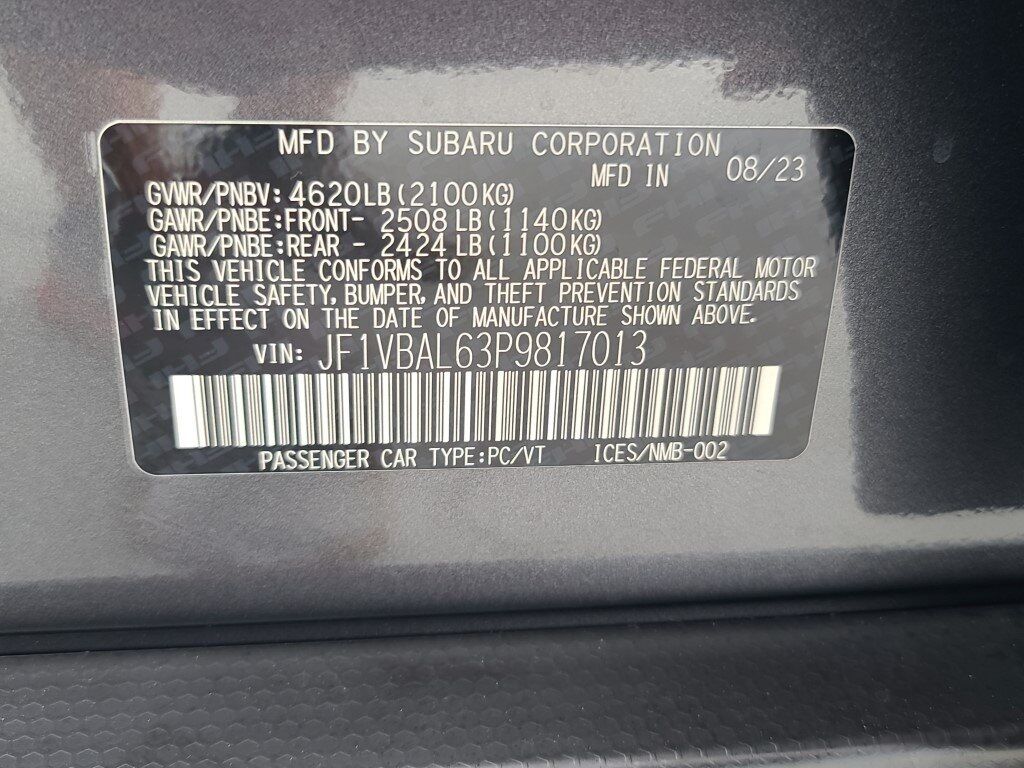 2023 Subaru WRX Limited Springfield VA