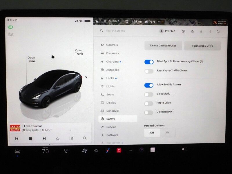 2023 Tesla Model 3 *AUTOPILOT, NAVIGATION, SAFETY ALERTS, ADAPTIVE CRUISE, SURROUND VIEW CAMERAS, PANORAMA GLASS ROOF, HEATED SEATS/STEERING WHEEL, BLUETOOTH, WIRELESS CHARGING Round Rock TX
