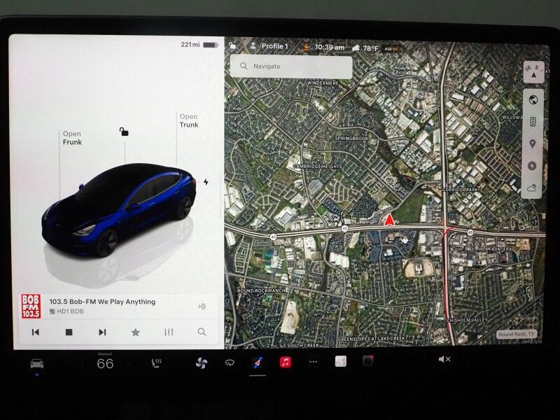 2023 Tesla Model 3 *AUTOPILOT, NAVIGATION, SAFETY ALERTS, ADAPTIVE CRUISE, SURROUND VIEW CAMERAS, PANORAMA GLASS ROOF, HEATED SEATS/STEERING WHEEL, BLUETOOTH, WIRELESS CHARGING Round Rock TX