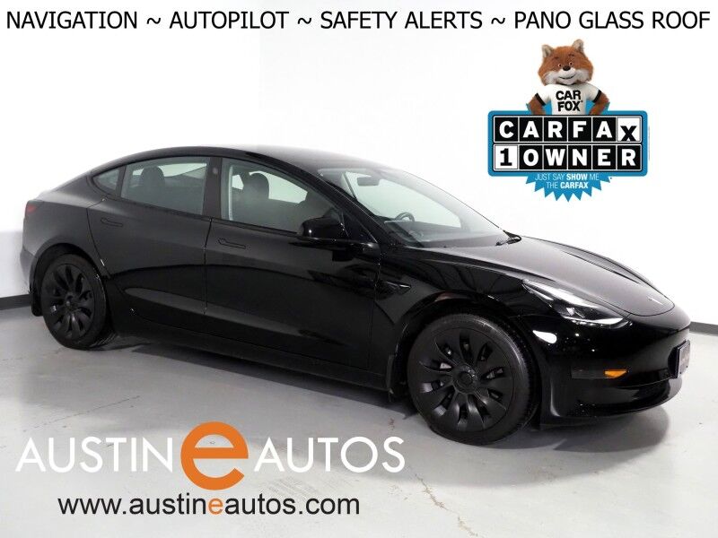 2023 Tesla Model 3 *AUTOPILOT, NAVIGATION, SAFETY ALERTS, ADAPTIVE CRUISE, SURROUND VIEW CAMERAS, PANORAMA GLASS ROOF, HEATED SEATS/STEERING WHEEL, BLUETOOTH, WIRELESS CHARGING