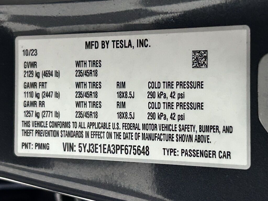 2023 Tesla Model 3 Base Portland OR