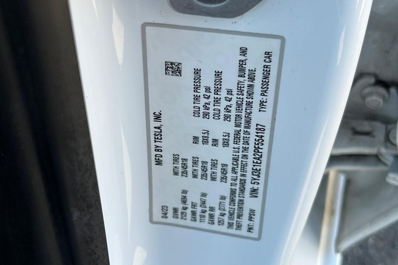 2023 Tesla Model 3 Base Roseville CA