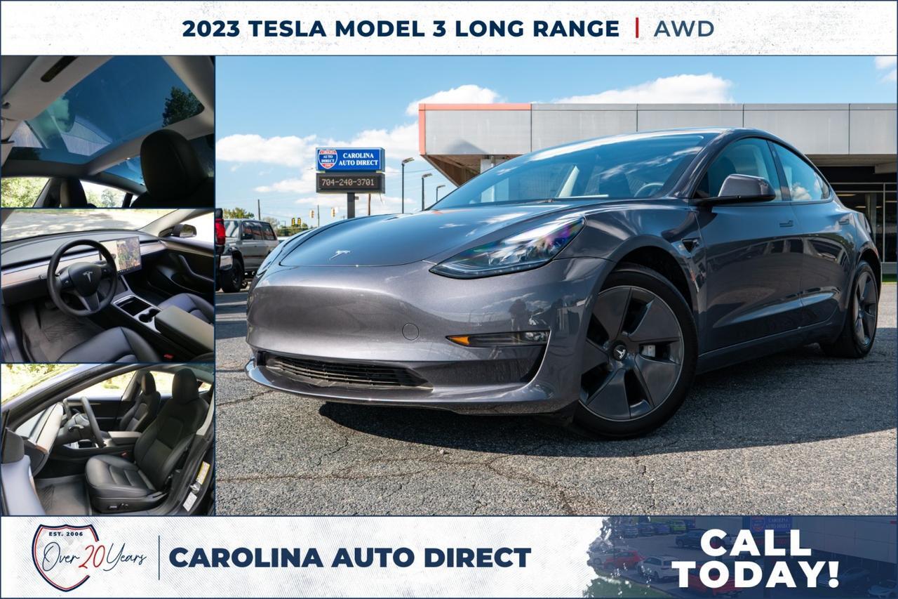 2023 Tesla Model 3 Long Range / Heated Seats / Pano Roof