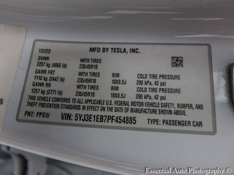 2023 Tesla Model 3 Long Range PRICE INCLUDES THE $4000 ILLINOIS EV TAX CREDIT Willowbrook IL