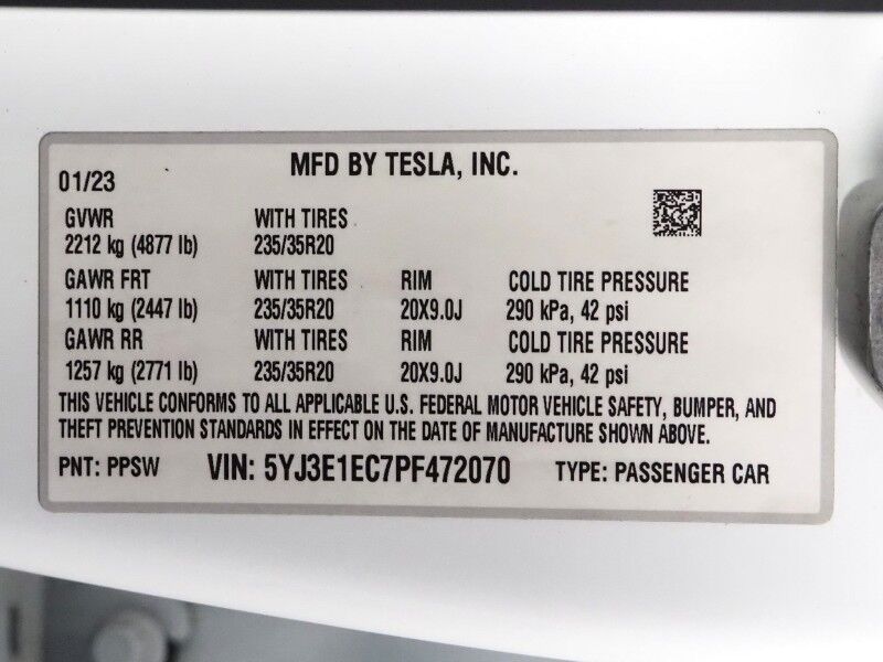 2023 Tesla Model 3 Performance AWD *TRAFFIC AWARE CRUISE CONTROL, NAVIGATION, SAFETY ALERTS, SURROUND VIEW CAMERAS, PANORAMA GLASS ROOF, HEATED SEATS/STEERING WHEEL, 20 INCH UBERTURBINE WHEELS, WIRELESS CHARGING Round Rock TX