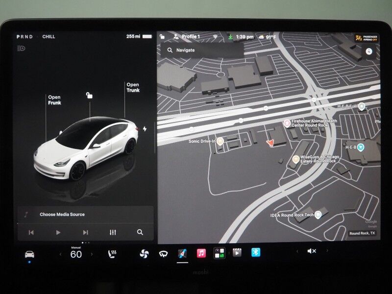 2023 Tesla Model 3 Performance AWD *TRAFFIC AWARE CRUISE CONTROL, NAVIGATION, SAFETY ALERTS, SURROUND VIEW CAMERAS, PANORAMA GLASS ROOF, HEATED SEATS/STEERING WHEEL, 20 INCH UBERTURBINE WHEELS, WIRELESS CHARGING Round Rock TX