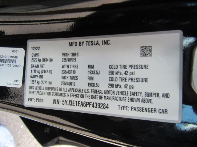 2023 Tesla Model 3 Rear-Wheel Drive Plano TX