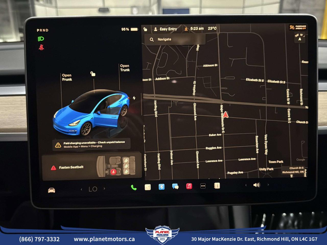 2023 Tesla Model 3 Standard Range Plus RWD *Ltd Avail*ONE OWNER/NO ACCIDENT/SHOWROOM CONDITION Richmond Hill ON