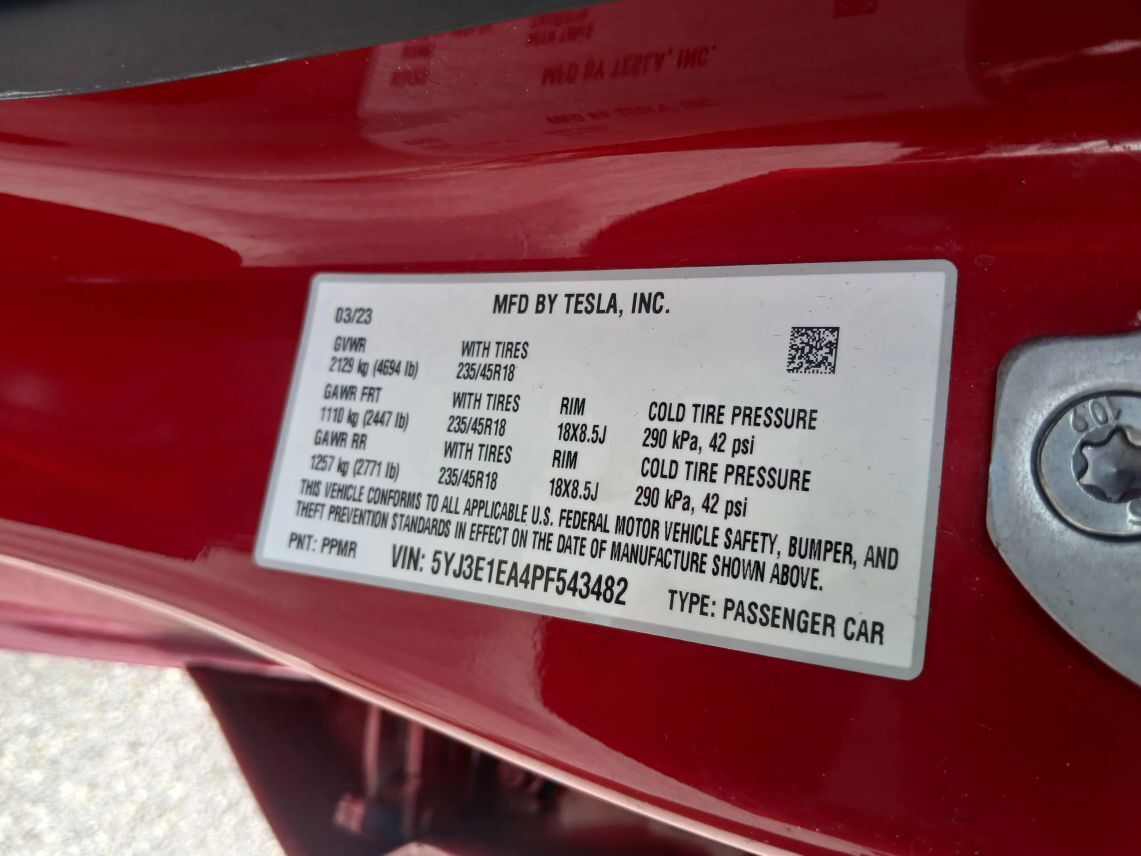2023 Tesla Model 3 Standard Sedan 4D Maitland FL