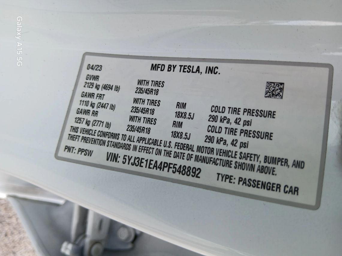 2023 Tesla Model 3 Standard Sedan 4D Maitland FL