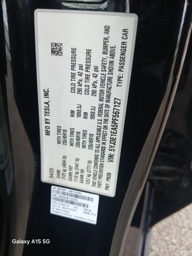 2023 Tesla Model 3 Standard Sedan 4D Maitland FL