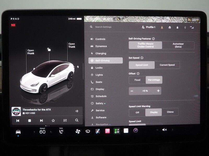 2023 Tesla Model 3 *TRAFFIC AWARE CRUISE CONTROL, NAVIGATION, SAFETY ALERTS, SURROUND VIEW CAMERAS, PANORAMA GLASS ROOF, HEATED SEATS/STEERING WHEEL, BLUETOOTH, WIRELESS CHARGING Round Rock TX