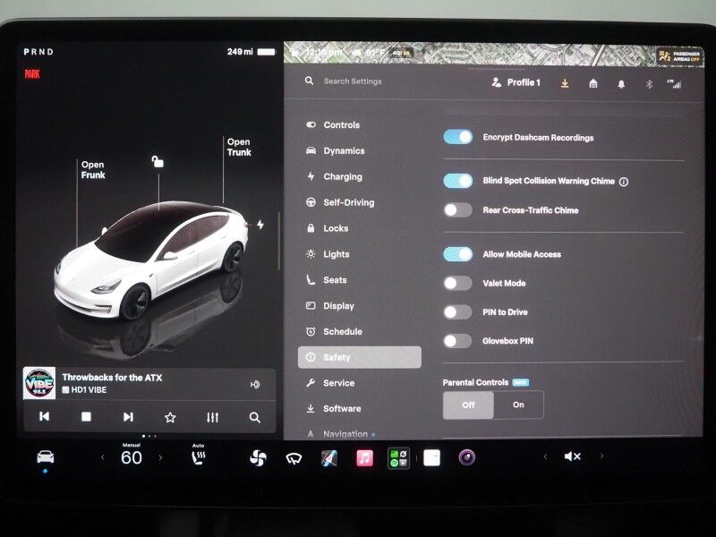 2023 Tesla Model 3 *TRAFFIC AWARE CRUISE CONTROL, NAVIGATION, SAFETY ALERTS, SURROUND VIEW CAMERAS, PANORAMA GLASS ROOF, HEATED SEATS/STEERING WHEEL, BLUETOOTH, WIRELESS CHARGING Round Rock TX