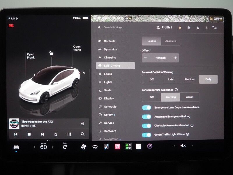 2023 Tesla Model 3 *TRAFFIC AWARE CRUISE CONTROL, NAVIGATION, SAFETY ALERTS, SURROUND VIEW CAMERAS, PANORAMA GLASS ROOF, HEATED SEATS/STEERING WHEEL, BLUETOOTH, WIRELESS CHARGING Round Rock TX