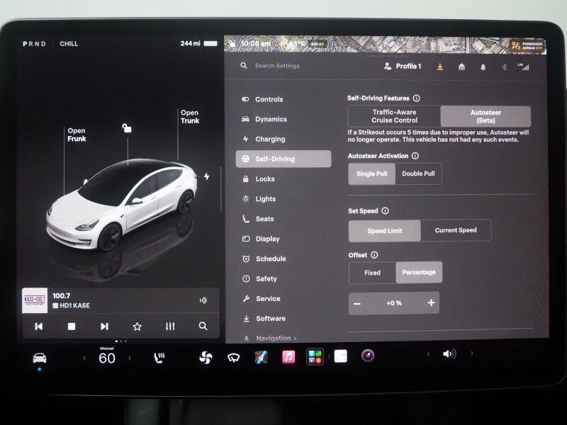 2023 Tesla Model 3 *TRAFFIC AWARE CRUISE CONTROL, NAVIGATION, SAFETY ALERTS, SURROUND VIEW CAMERAS, PANORAMA GLASS ROOF, HEATED SEATS/STEERING WHEEL, BLUETOOTH, WIRELESS CHARGING Round Rock TX