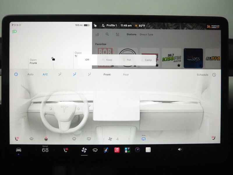 2023 Tesla Model 3 *TRAFFIC AWARE CRUISE CONTROL, NAVIGATION, SAFETY ALERTS, SURROUND VIEW CAMERAS, PANORAMA GLASS ROOF, HEATED SEATS/STEERING WHEEL, BLUETOOTH, WIRELESS CHARGING Round Rock TX