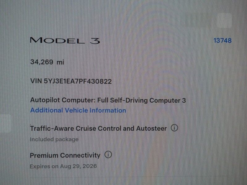 2023 Tesla Model 3 *TRAFFIC AWARE CRUISE CONTROL, NAVIGATION, SAFETY ALERTS, SURROUND VIEW CAMERAS, PANORAMA GLASS ROOF, HEATED SEATS/STEERING WHEEL, BLUETOOTH, WIRELESS CHARGING Round Rock TX