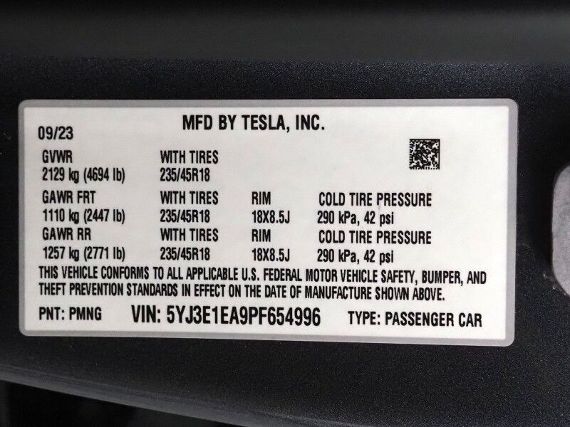 2023 Tesla Model 3 *TRAFFIC AWARE CRUISE CONTROL, NAVIGATION, SAFETY ALERTS, SURROUND VIEW CAMERAS, PANORAMA GLASS ROOF, HEATED SEATS/STEERING WHEEL, BLUETOOTH, WIRELESS CHARGING Round Rock TX
