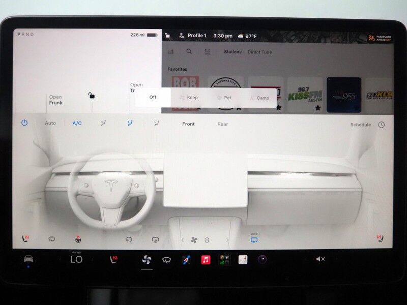 2023 Tesla Model 3 *TRAFFIC AWARE CRUISE CONTROL, NAVIGATION, SAFETY ALERTS, SURROUND VIEW CAMERAS, PANORAMA GLASS ROOF, HEATED SEATS/STEERING WHEEL, BLUETOOTH, WIRELESS CHARGING Round Rock TX