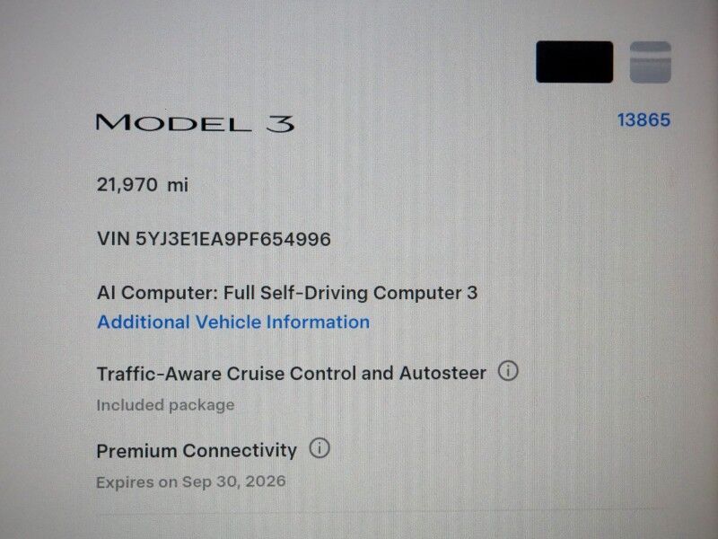 2023 Tesla Model 3 *TRAFFIC AWARE CRUISE CONTROL, NAVIGATION, SAFETY ALERTS, SURROUND VIEW CAMERAS, PANORAMA GLASS ROOF, HEATED SEATS/STEERING WHEEL, BLUETOOTH, WIRELESS CHARGING Round Rock TX