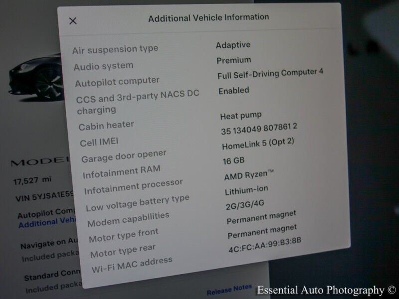 2023 Tesla Model S HW4 ENHANCED AUTOPILOT Willowbrook IL