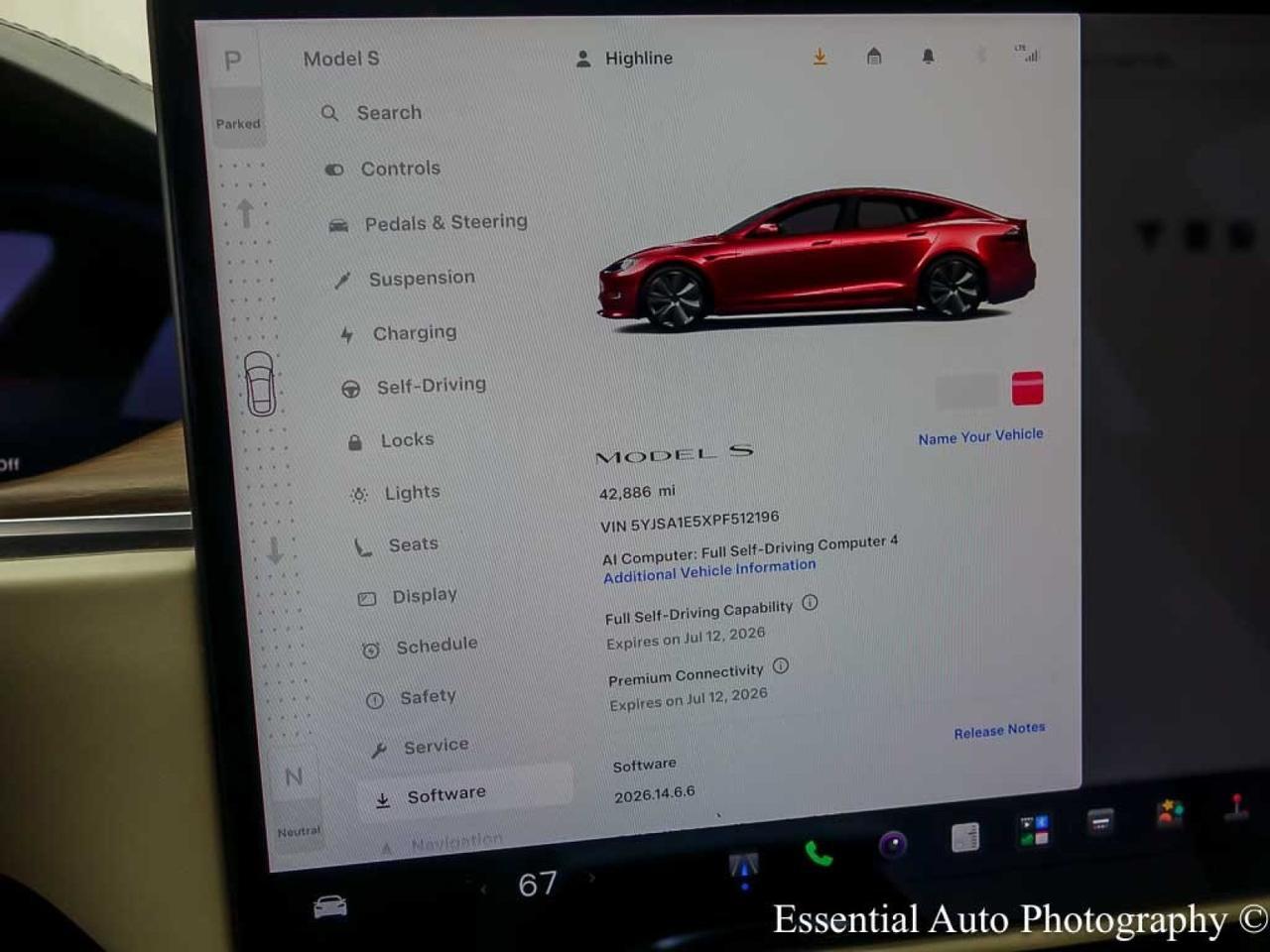 2023 Tesla Model S HW4 Willowbrook IL