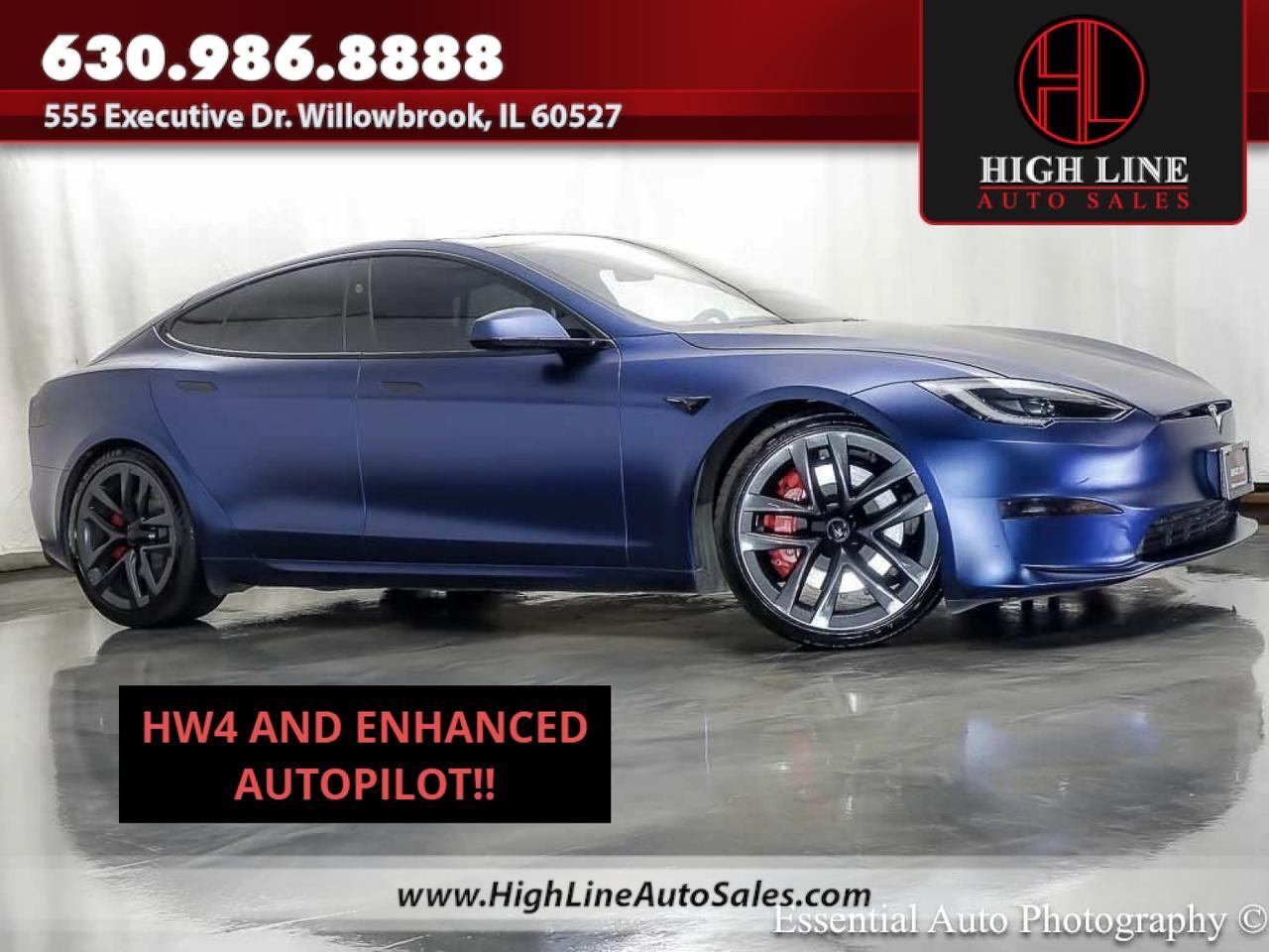 2023 Tesla Model S Plaid HW4 ENHANCED AUTOPILOT