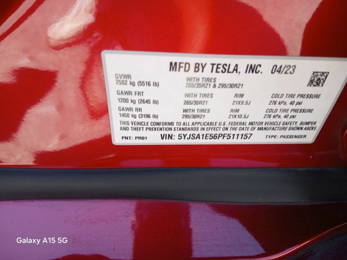 2023 Tesla Model S Standard Sedan 4D Maitland FL