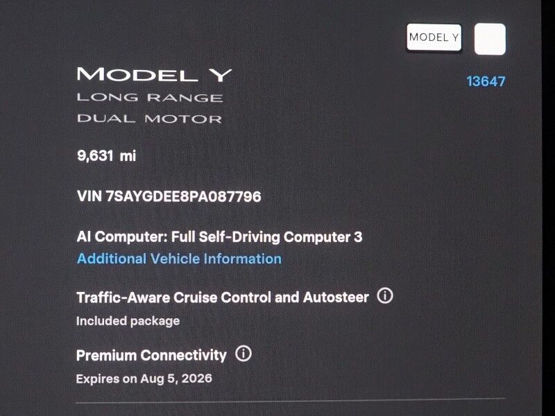 2023 Tesla Model Y Long Range AWD *AUTOPILOT, NAVIGATION, SAFETY ALERTS, ADAPTIVE CRUISE, SURROUND VIEW CAMERAS, PANORAMA GLASS ROOF, HEATED SEATS/STEERING WHEEL, WIRELESS CHARGING Round Rock TX