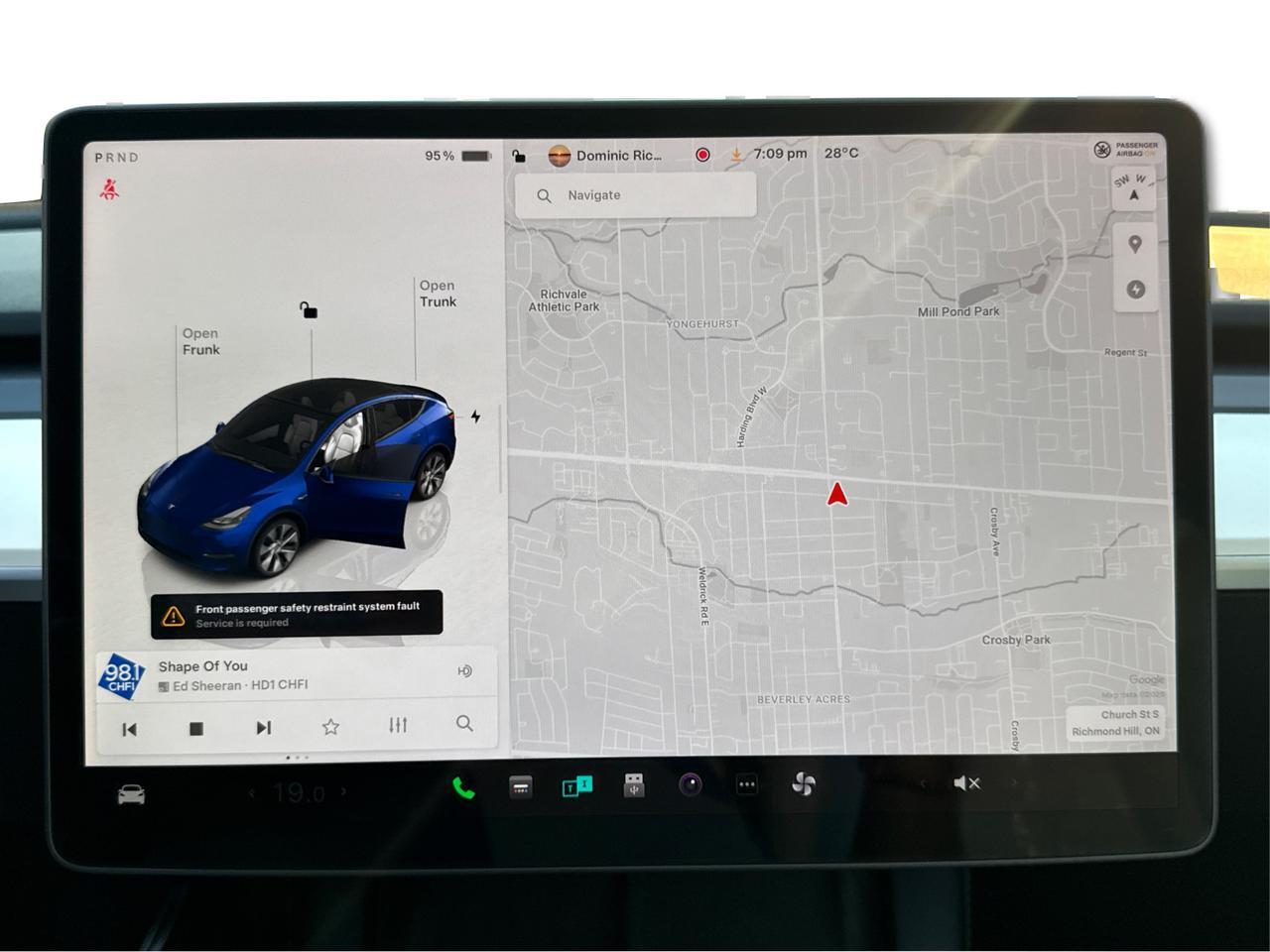 2023 Tesla Model Y Long Range AWD/WHITE INTERIOR/NO ACCIDENT Richmond Hill ON