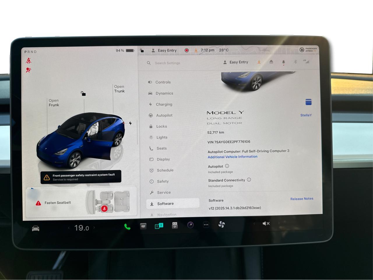 2023 Tesla Model Y Long Range AWD/WHITE INTERIOR/NO ACCIDENT Richmond Hill ON