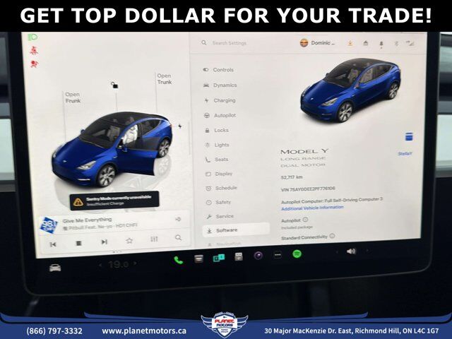2023 Tesla Model Y Long Range AWD/WHITE INTERIOR/NO ACCIDENT Richmond Hill ON