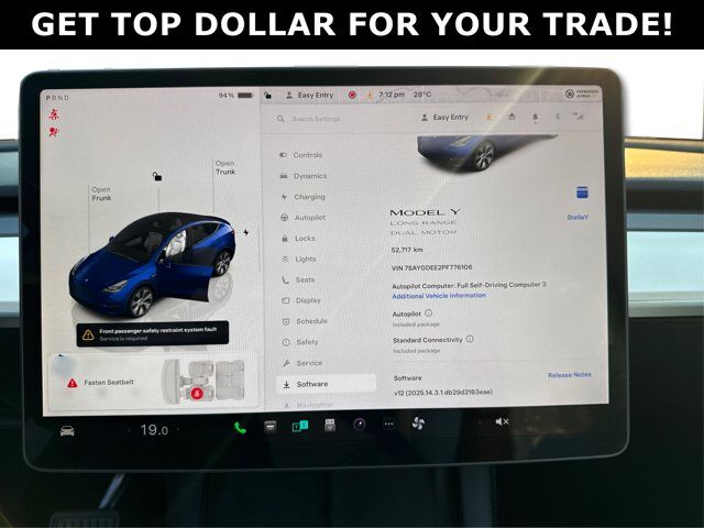 2023 Tesla Model Y Long Range AWD/WHITE INTERIOR/NO ACCIDENT Richmond Hill ON