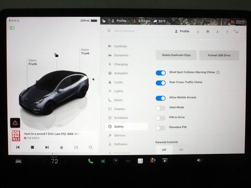 2023 Tesla Model Y Performance AWD *AUTOPILOT, NAVIGATION, SAFETY ALERTS, ADAPTIVE CRUISE, SURROUND VIEW CAMERAS, PANORAMA GLASS ROOF, HEATED SEATS, 21 INCH UBERTURBINE WHEELS, WIRELESS CHARGING Round Rock TX