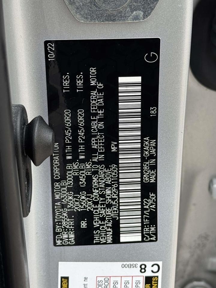 2023 Toyota 4Runner Limited Fredericksburg VA