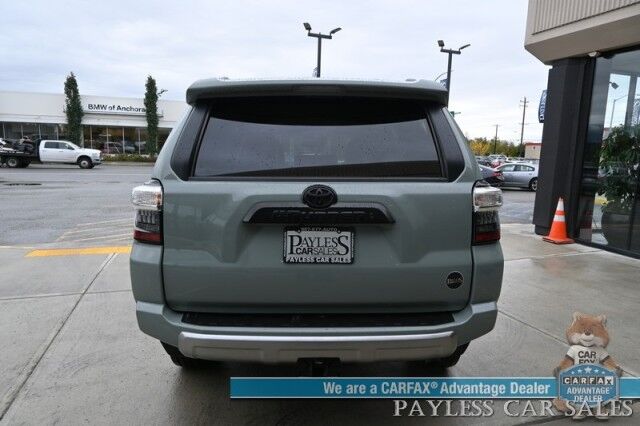 2023 Toyota 4Runner TRD Off Road Premium / 4X4 / Power & Heated Leather Seats / Heated Steering / NAV / Adaptive Cruise / Lane Watch & Blind Spot Alert / Keyless Entry & Start / Back Up Cam / Tow Pkg / Only 23K Miles / 1-Owner Anchorage AK