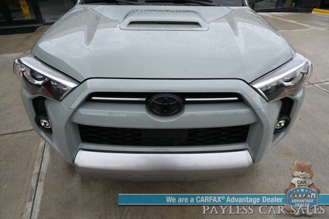 2023 Toyota 4Runner TRD Off Road Premium / 4X4 / Power & Heated Leather Seats / Heated Steering / NAV / Adaptive Cruise / Lane Watch & Blind Spot Alert / Keyless Entry & Start / Back Up Cam / Tow Pkg / Only 23K Miles / 1-Owner Anchorage AK
