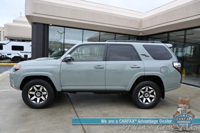 2023 Toyota 4Runner TRD Off Road Premium / 4X4 / Power & Heated Leather Seats / Heated Steering / NAV / Adaptive Cruise / Lane Watch & Blind Spot Alert / Keyless Entry & Start / Back Up Cam / Tow Pkg / Only 23K Miles / 1-Owner Anchorage AK