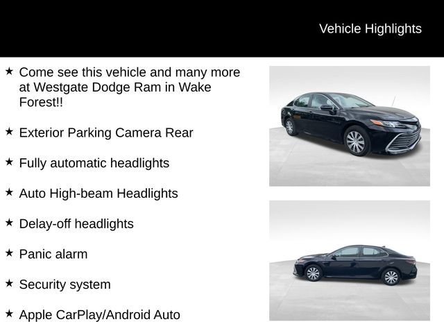 2023 Toyota Camry Hybrid LE Raleigh NC