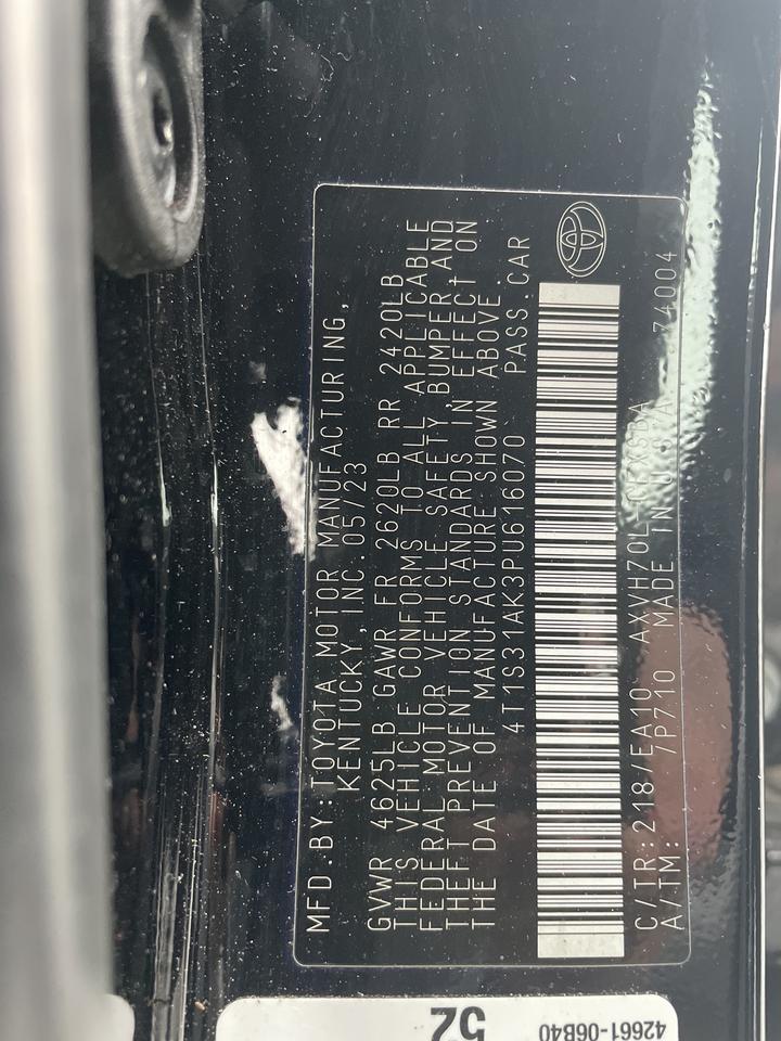 2023 Toyota Camry Hybrid SE Springfield VA