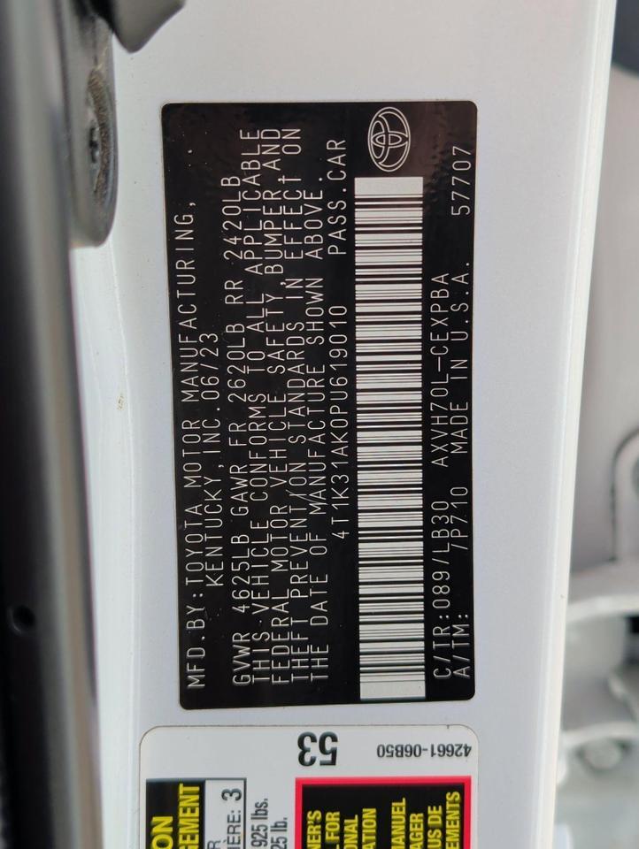 2023 Toyota Camry Hybrid XSE San Juan TX