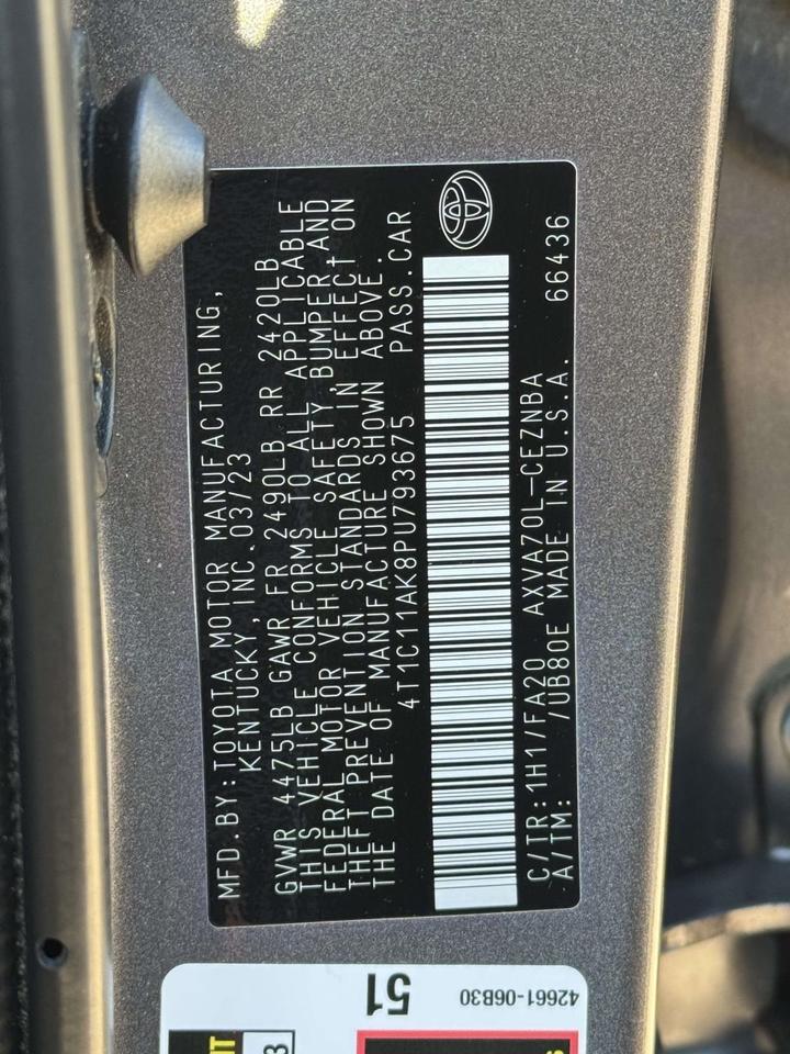 2023 Toyota Camry LE Fredericksburg VA