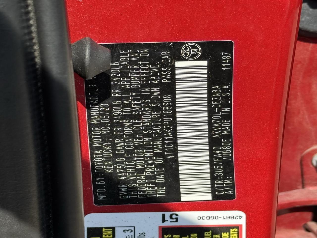 2023 Toyota Camry LE Fredericksburg VA