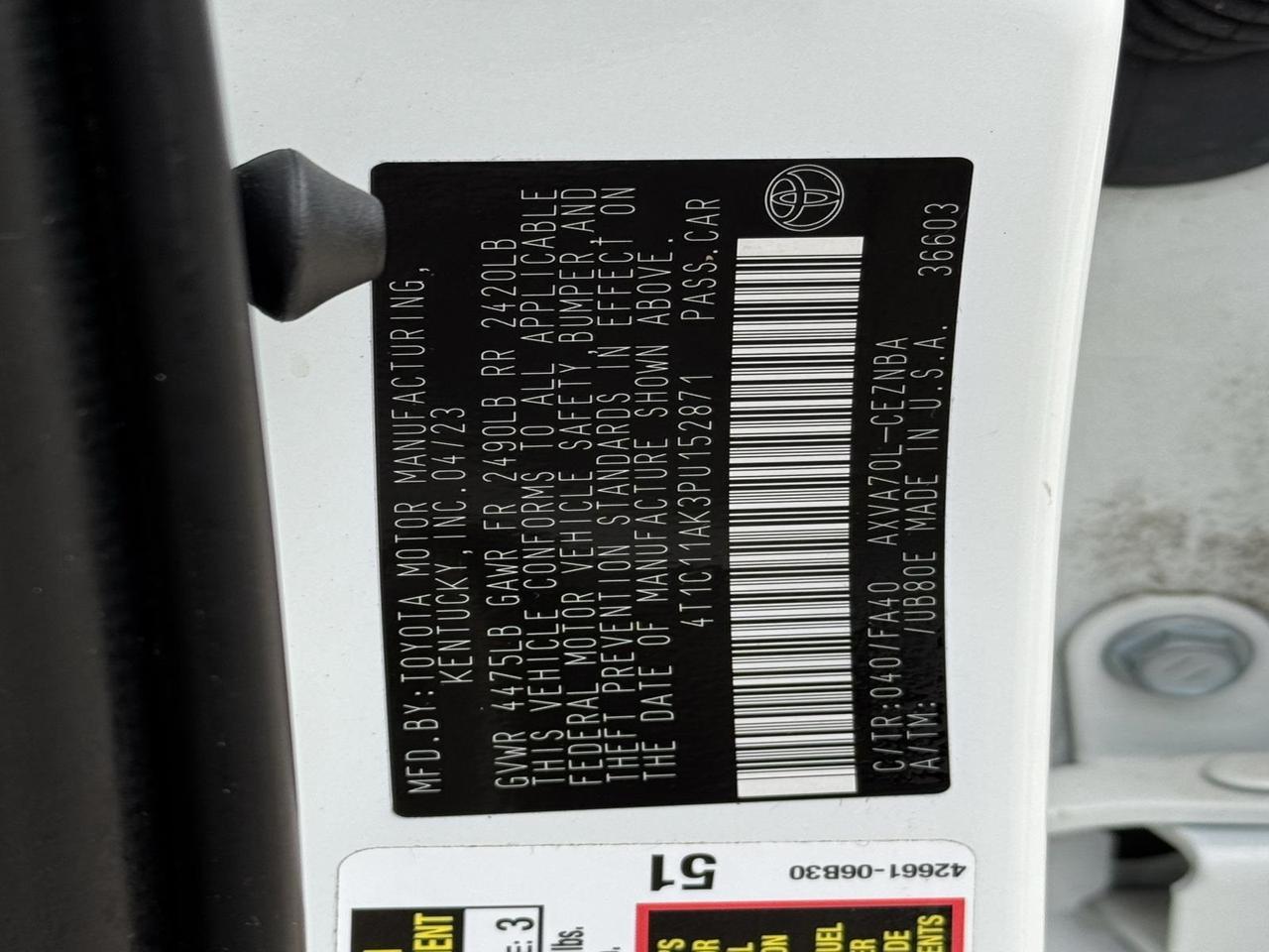2023 Toyota Camry LE Fredericksburg VA
