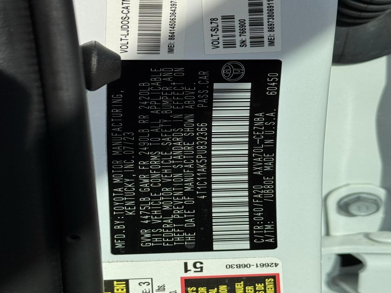 2023 Toyota Camry LE Fredericksburg VA